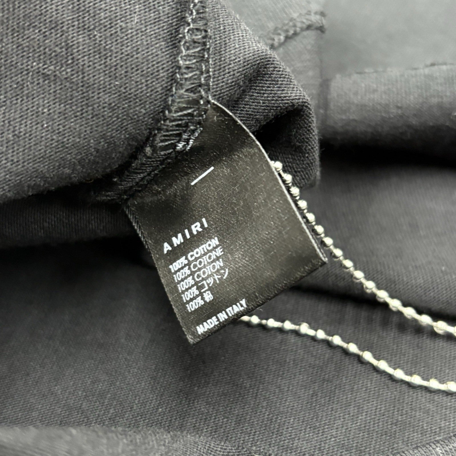 Size S - Amiri Flower logo T-Shirt ' Black ' | BRAND NEW!