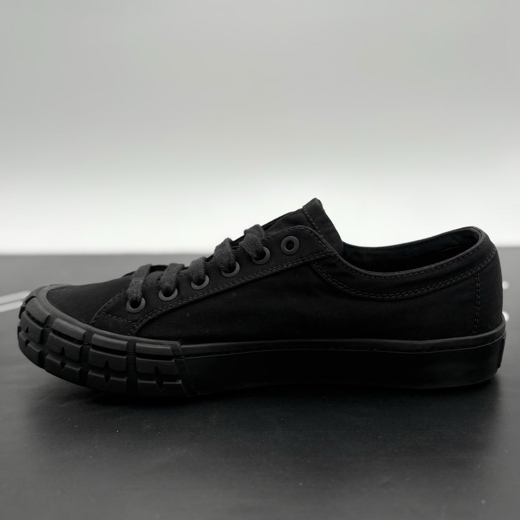 Size 9 UK (10 US) - Prada Gaberdine Wheel Low ' Black ' | GREAT CONDITION!