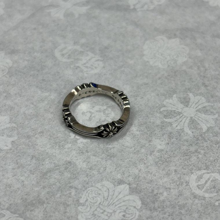Silver Bone And Cross Ring — photo 4