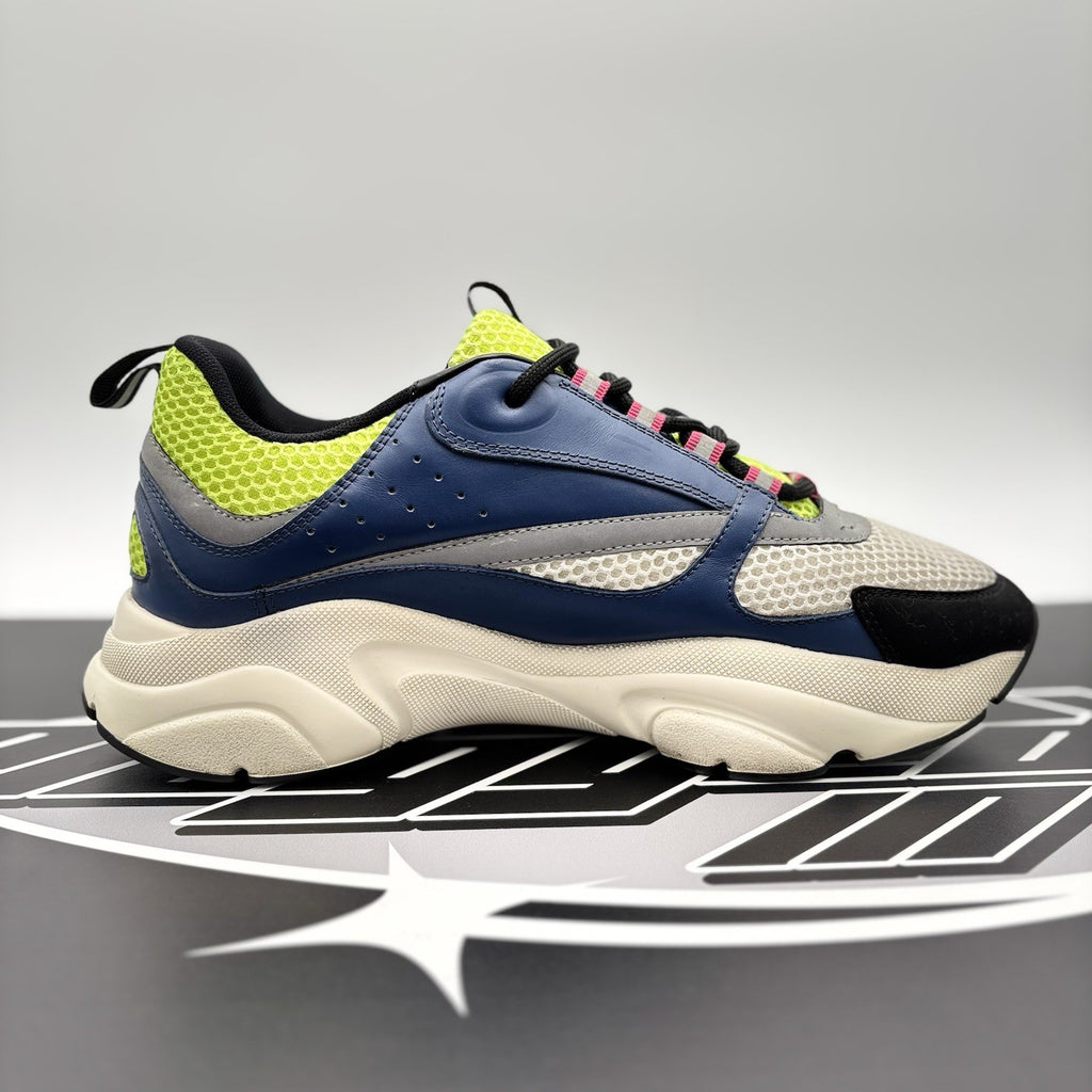 Size 42 (9 US) - Dior B22 Sneaker ' Blue, Lime '| GOOD CONDITION!