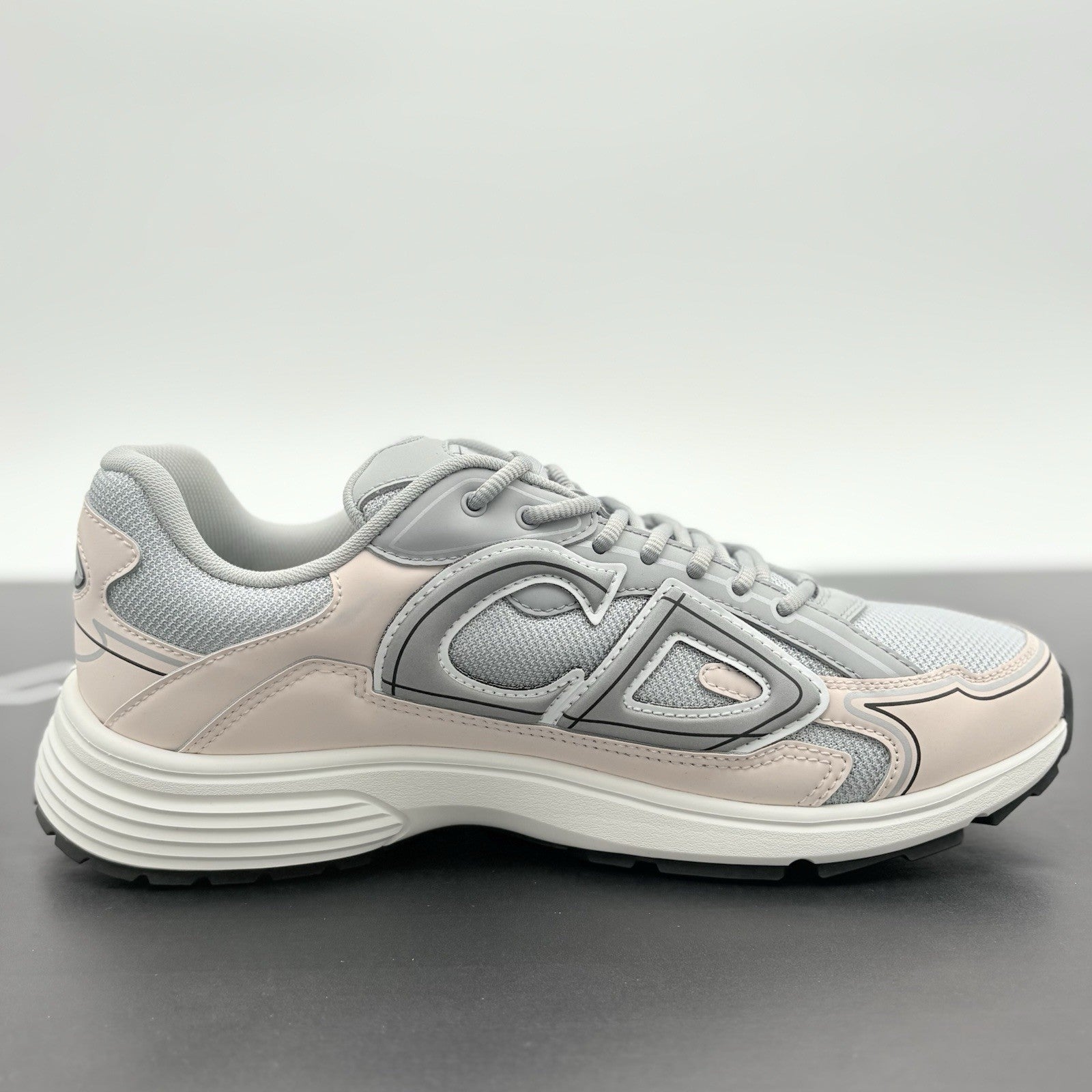 Size 44 (11 US) Dior B30 Reflective ' Grey Light Pink ' | BRAND NEW!