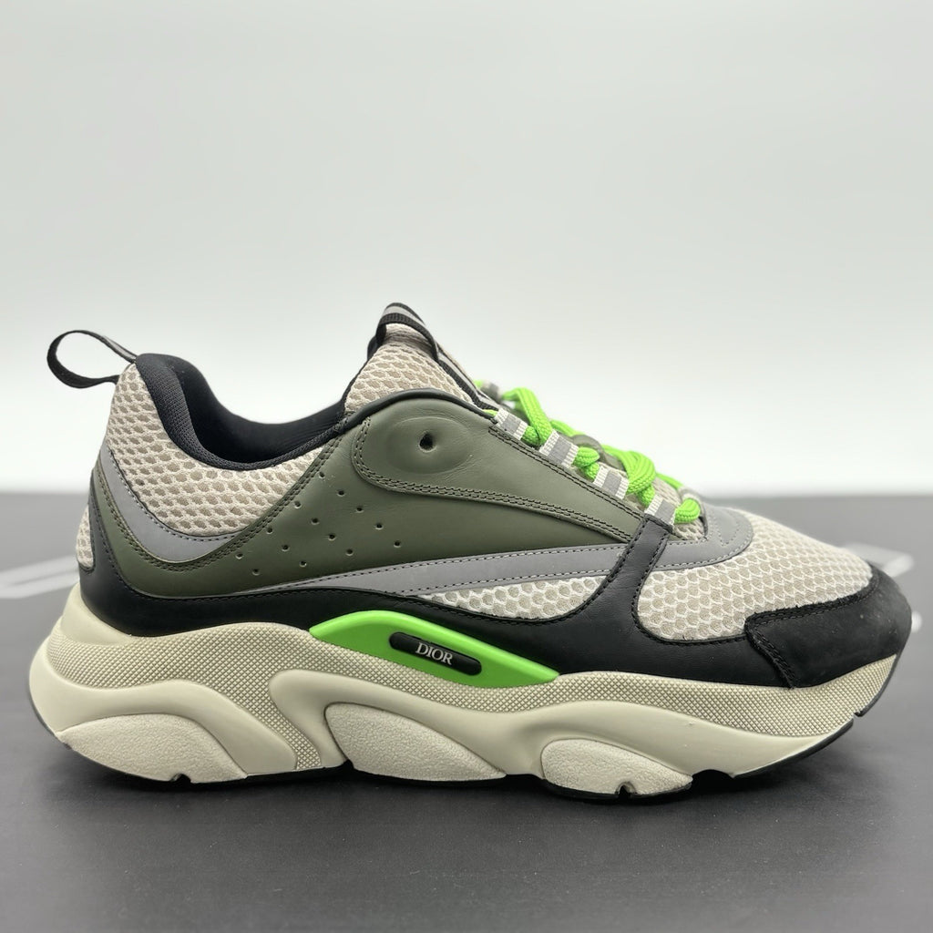 Size 42 (9 US) - Dior B22 Sneaker ' Khaki Pistachio '