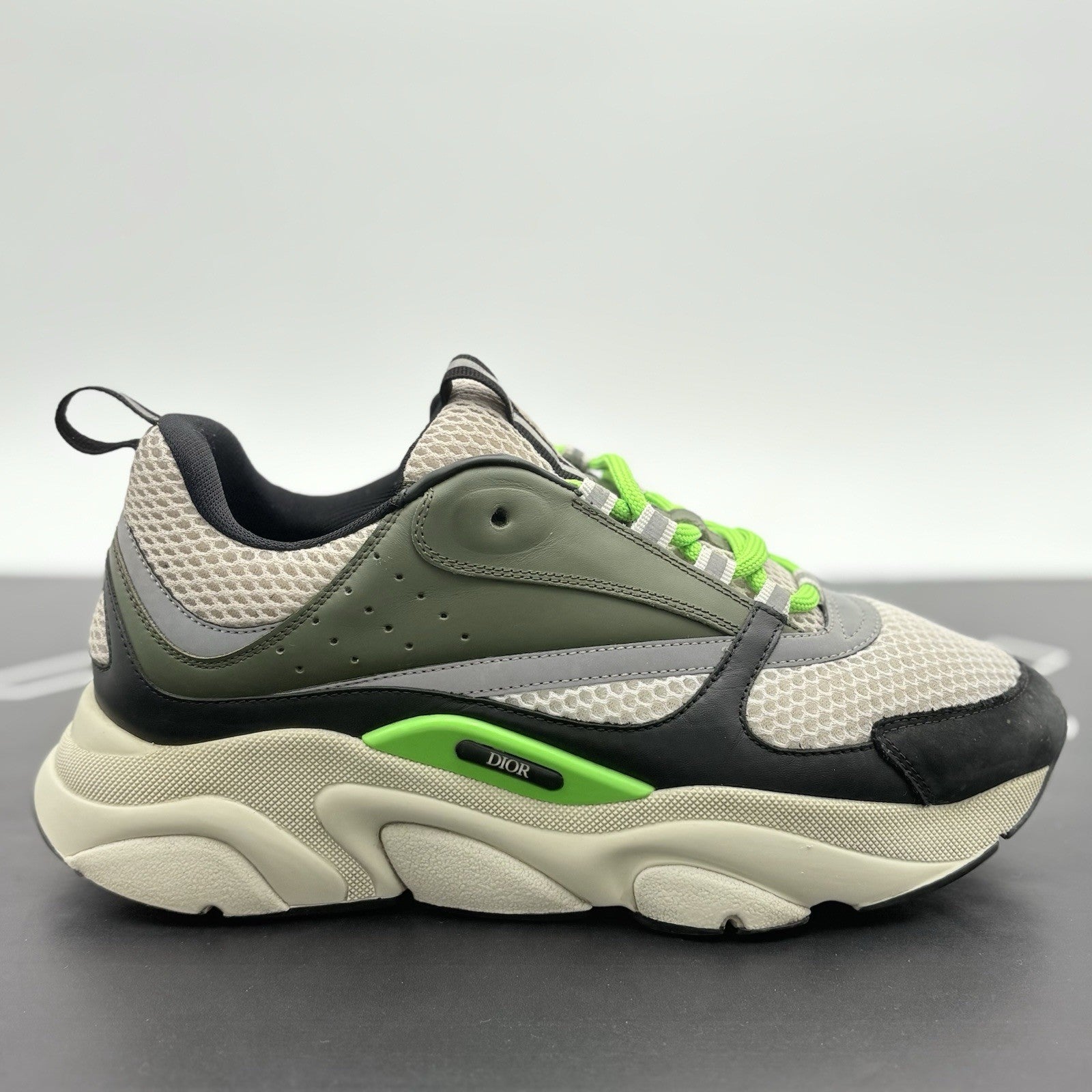 Size 42 (9 US) - Dior B22 Sneaker ' Khaki Pistachio '