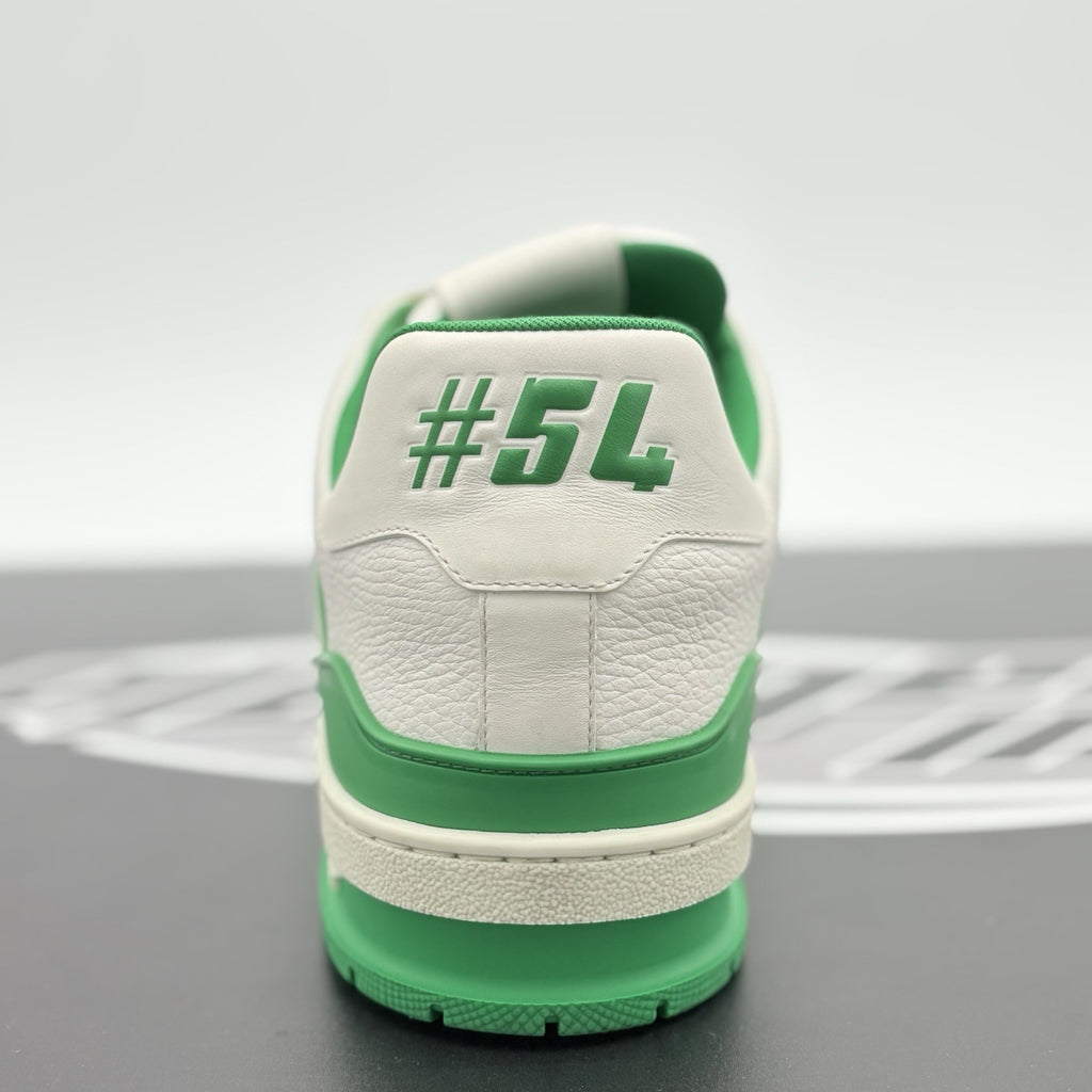 Size 11 LV (12-12.5 US) Louis Vuitton Trainer ' White Green ' | GREAT CONDITION!