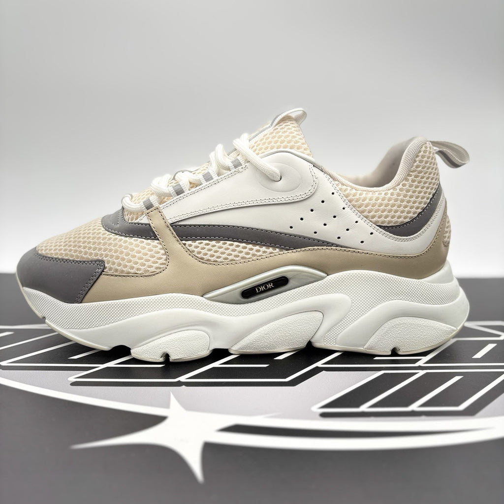 Size 44 (11 US) - Dior B22 Sneaker ' White, Beige ' | GREAT CONDITION!