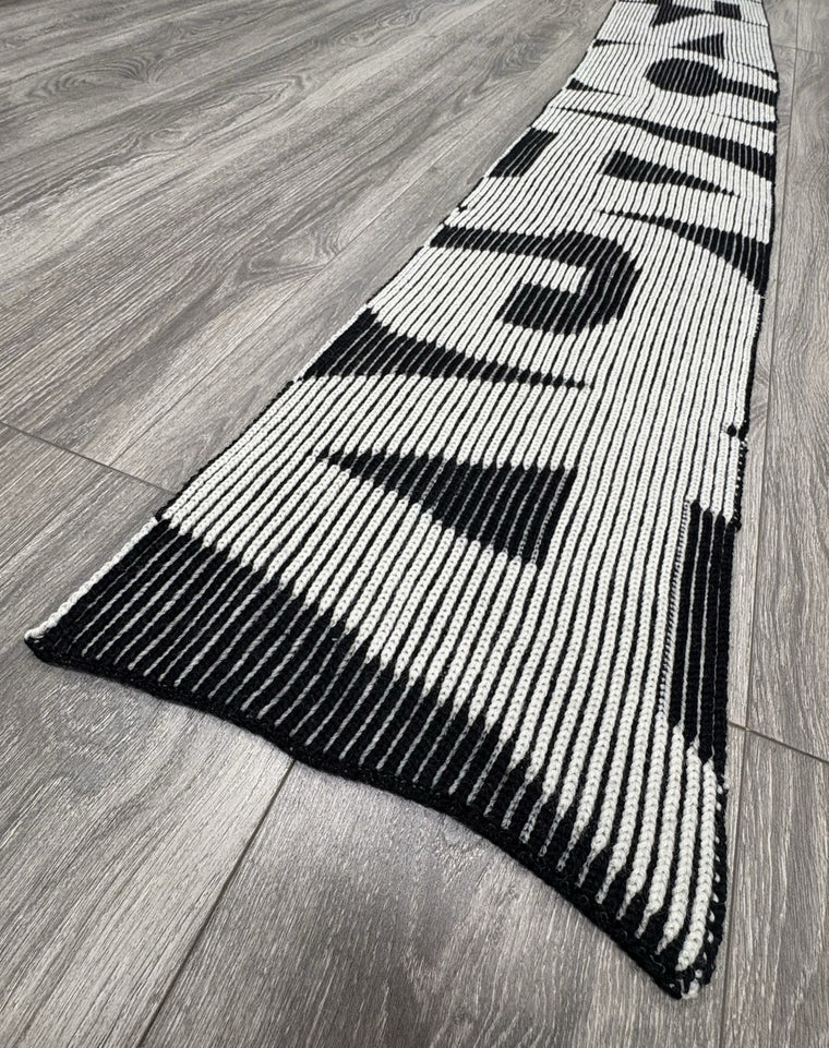 Logo Printed Wool Scarf — photo 5