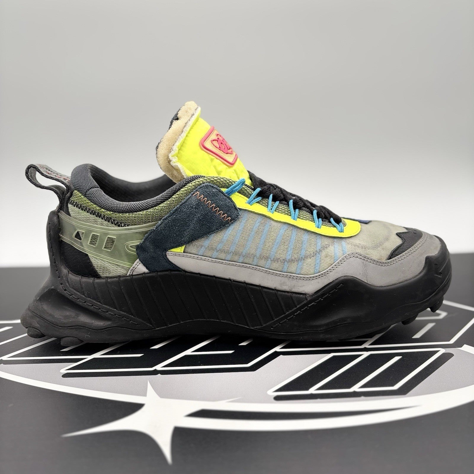 Size 44 (11 US) Off-White ODSY-1000 ' Grey Lime ' | GREAT CONDITION!