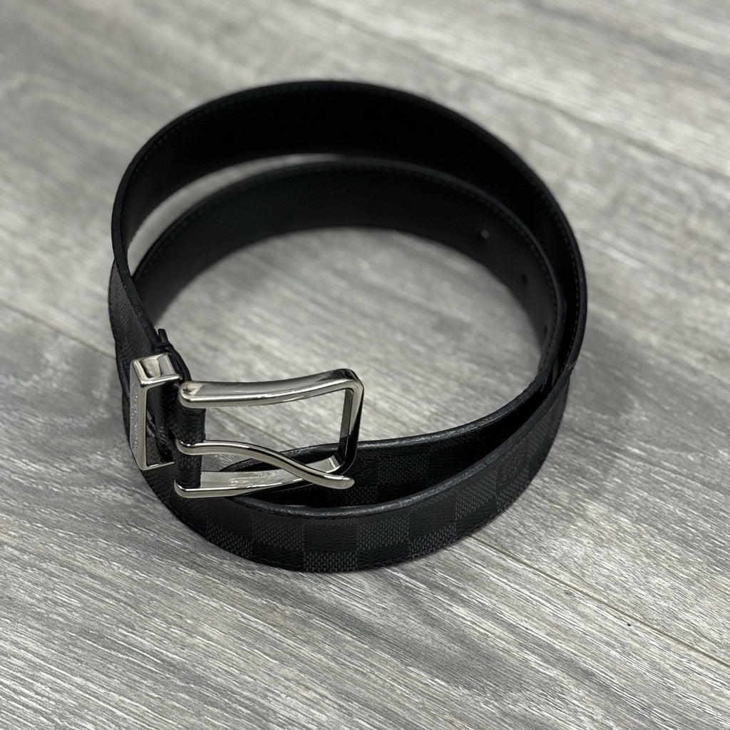 Louis Vuitton Pont Neuf 35mm Belt ' Damier Graphite '