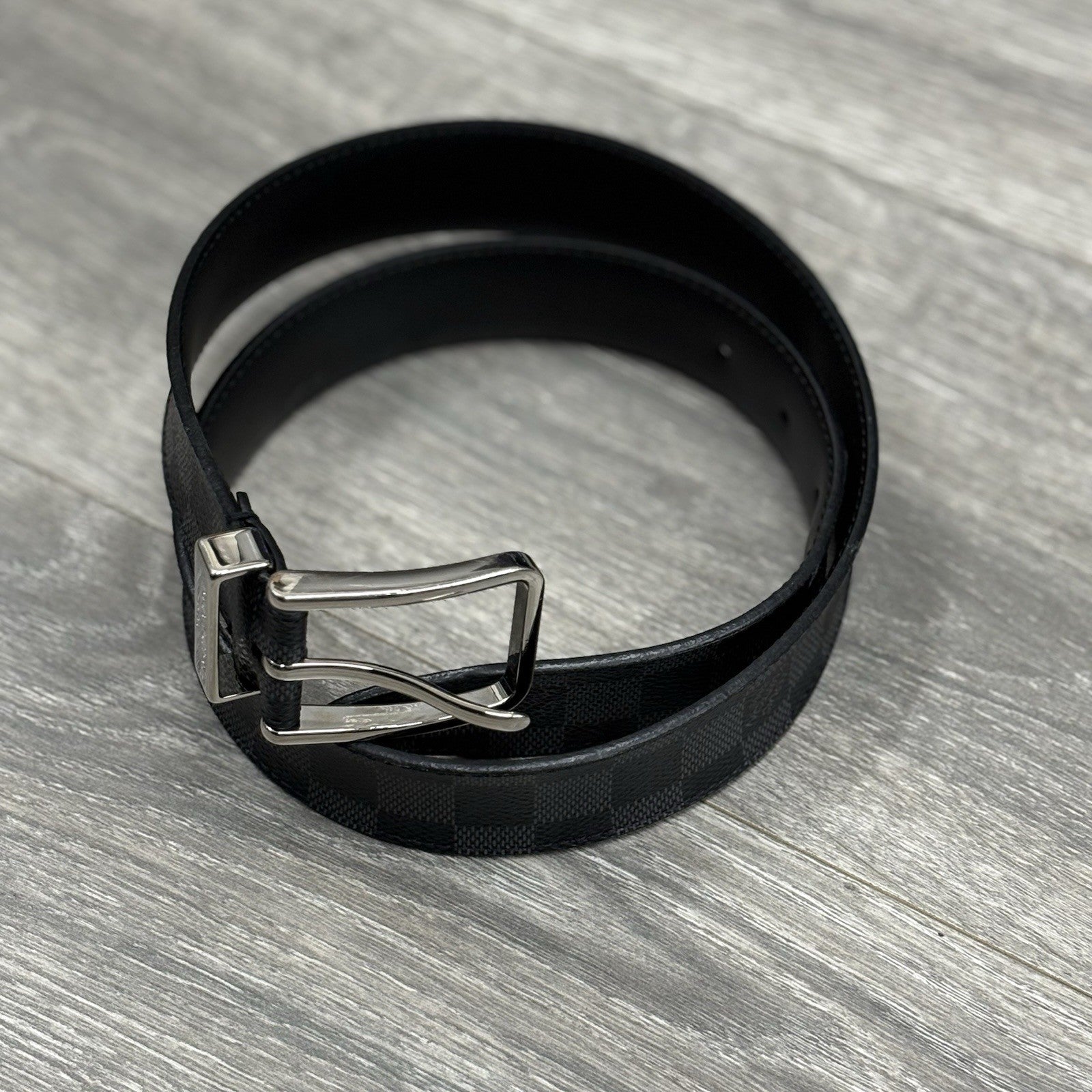 Louis Vuitton Pont Neuf 35mm Belt ' Damier Graphite '