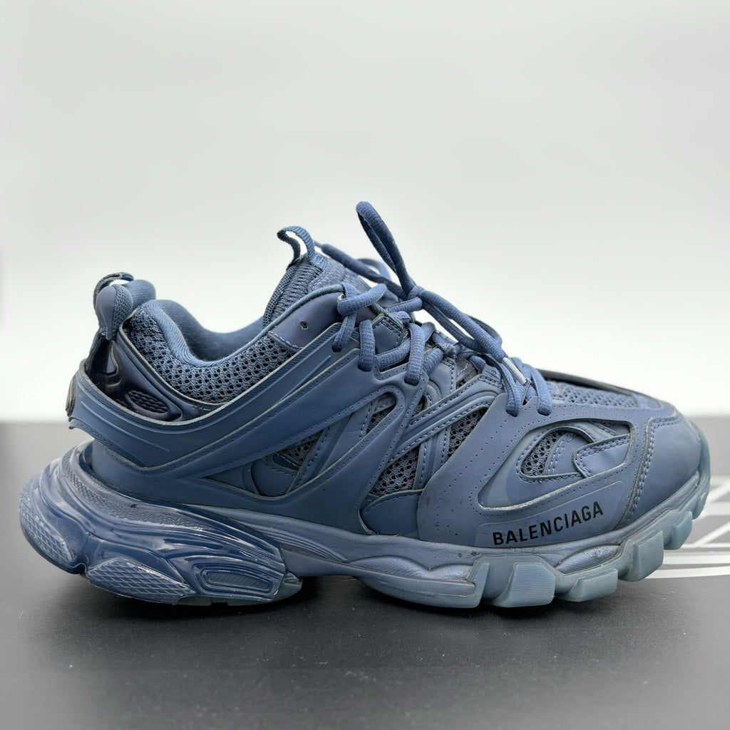 Size 40 (7 US) - Balenciaga Track ' Clear Sole Dark Navy '