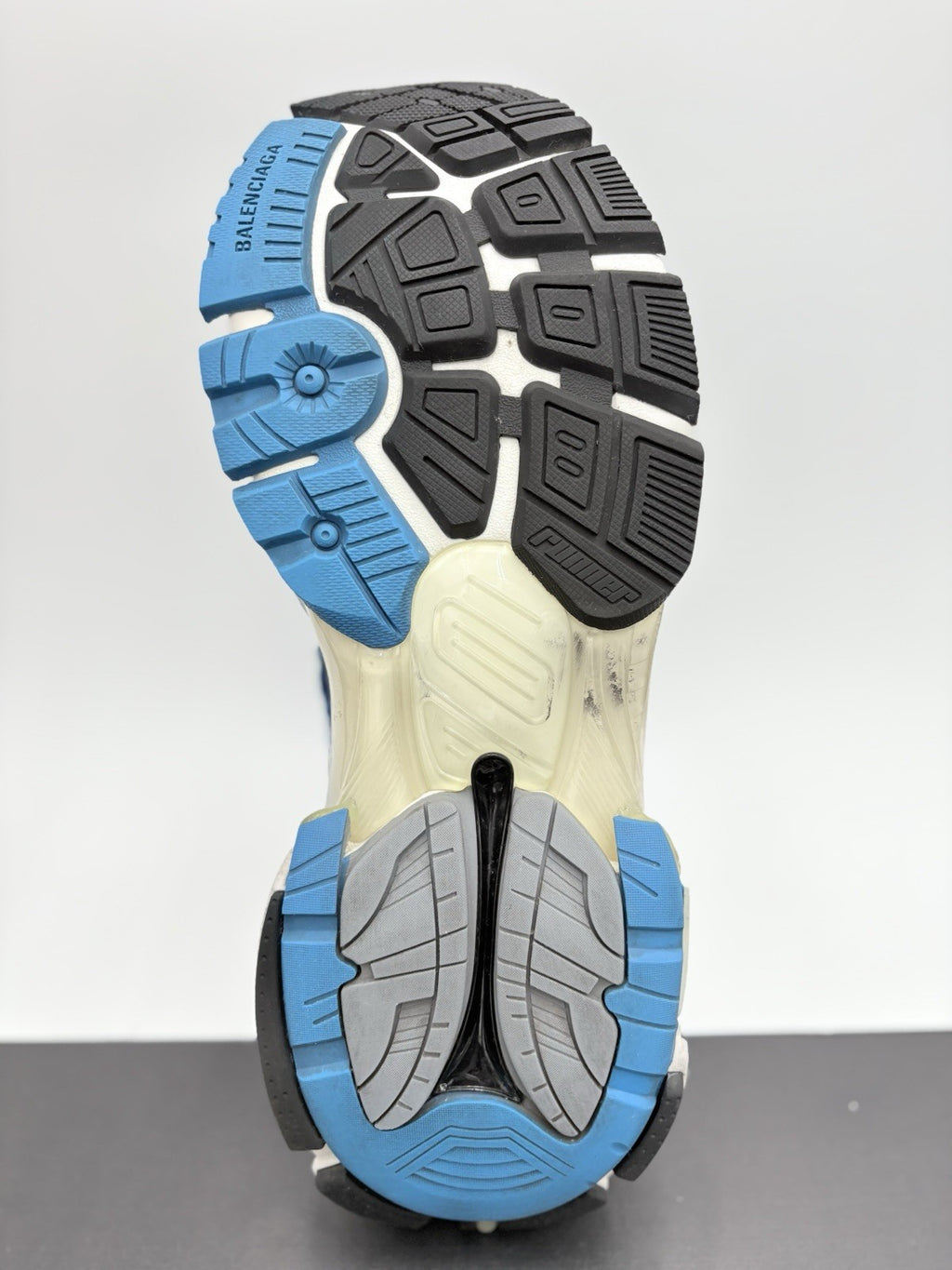 Size 46 (13 US) - Balenciaga Runner ' White Blue ' | CLEAN!