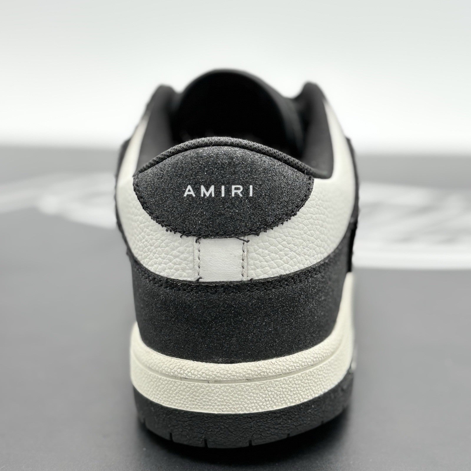 Size 46 (13 US) Amiri Skel Low Top Shimmer Sneaker ' Black '