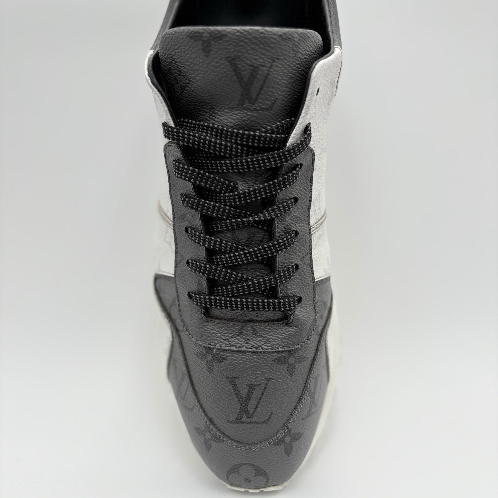 Size 11 LV (12-12.5 US) - Louis Vuitton Runaway Trainer Mongram ' Grey White '