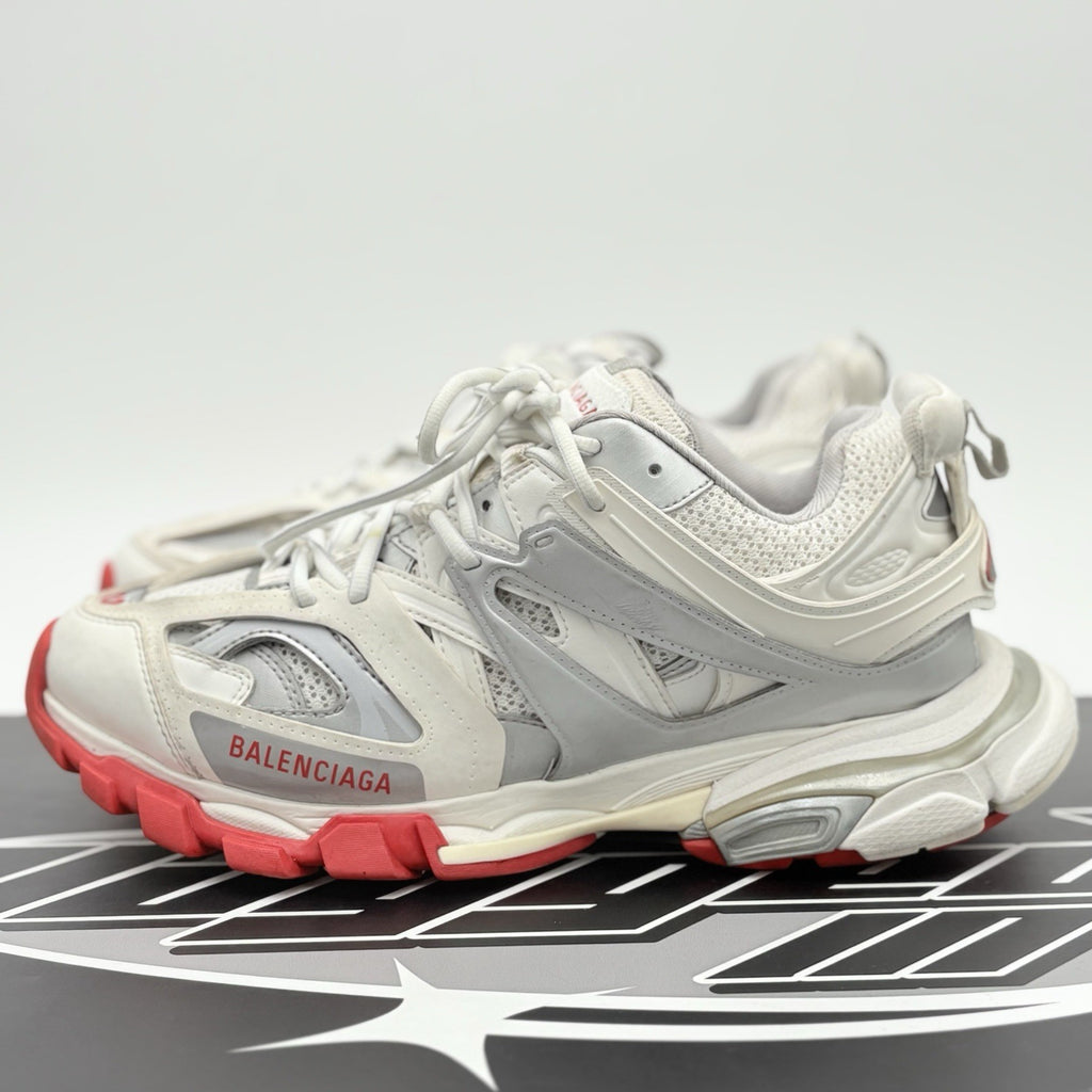 Size 42 (9 US) - Balenciaga Track Sneaker ' White Red ' | SUPER CLEAN!