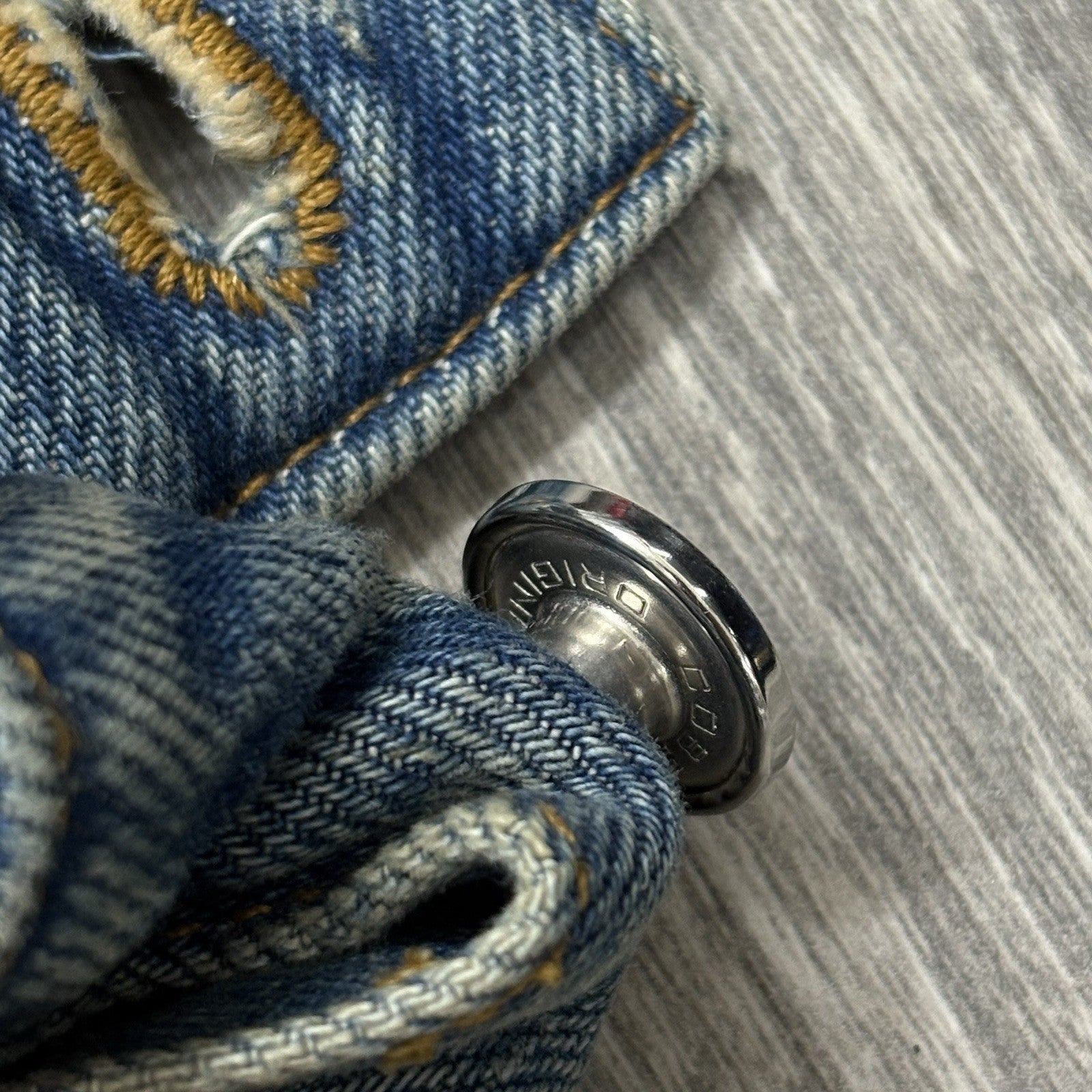 Size 34 - Amiri Shotgunned Distressed Baggy Jeans ' Indigo ' | SUPER CLEAN!