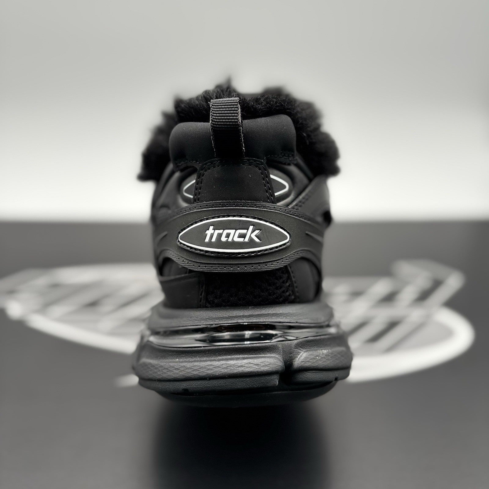Size 46 (US 13) - Balenciaga Track Faux Fur ‘ Black ' | BRAND NEW!