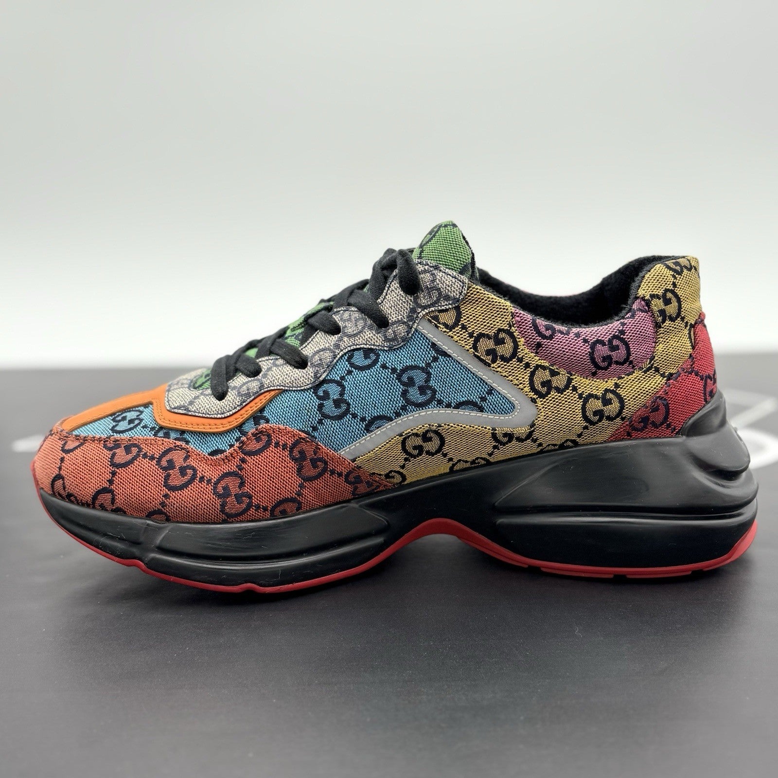 Size 8.5 G (9 US) - Gucci Rhyton GG Monogram ' Multicolor ' | GOOD CONDITION!