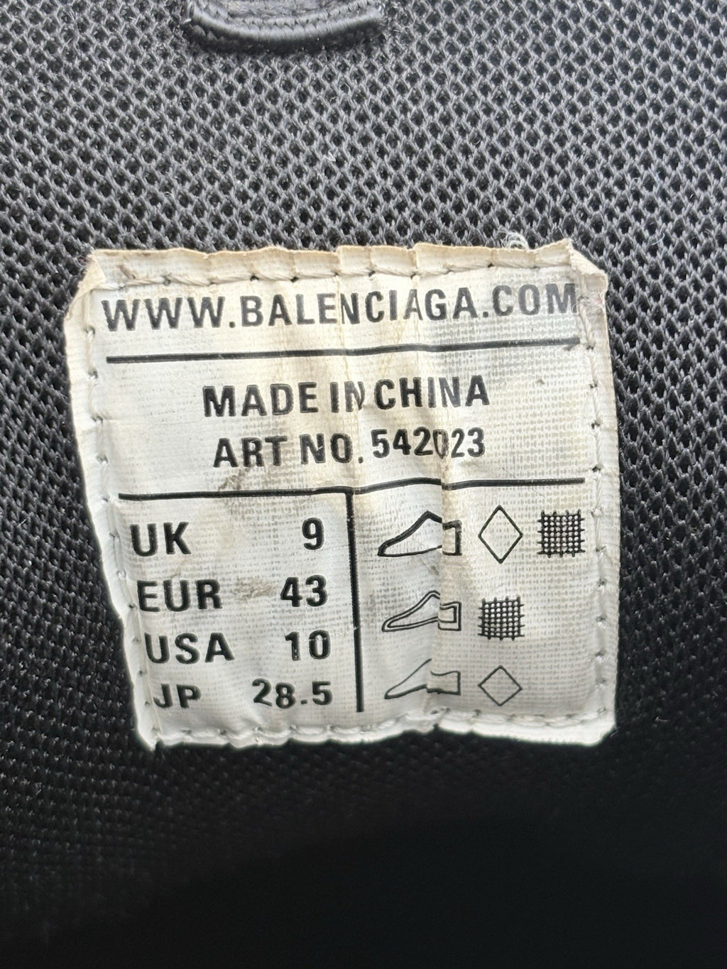 Size 43 (10 US) Balenciaga Track Sneaker ' Silver Neon Yellow ' | GOOD CONDITION