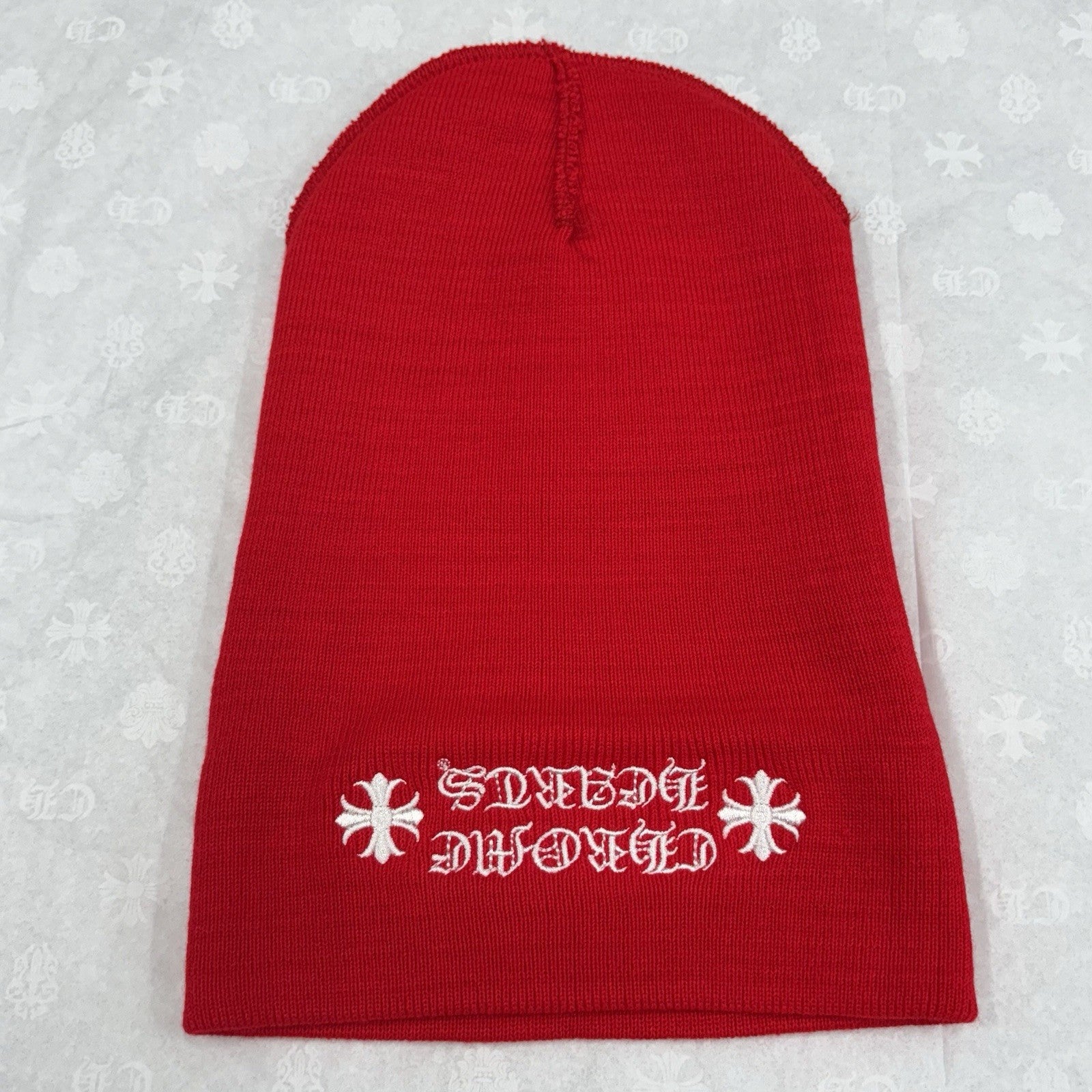 Chrome Hearts Logo Beanie ' Red ' | BRAND NEW!