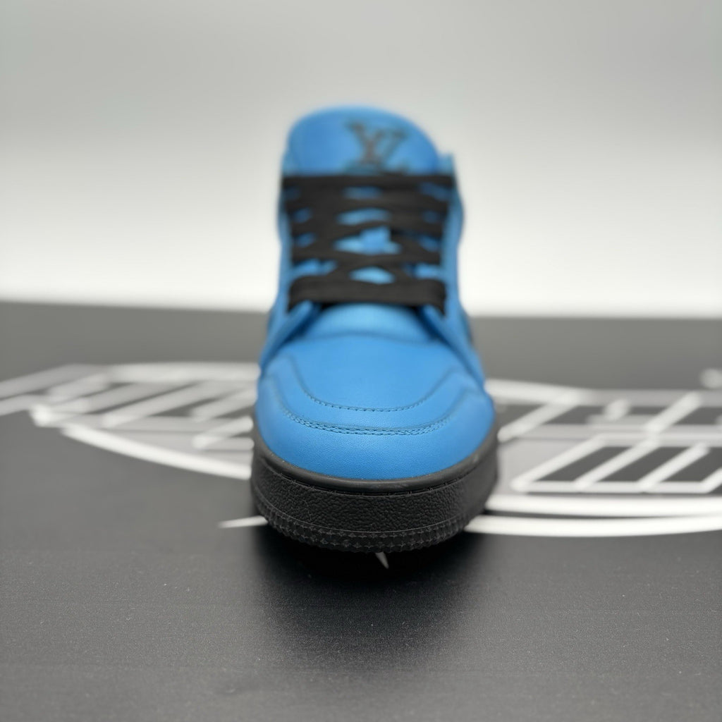 Size 6.5LV (7.5-8US) Louis Vuitton Virgil Abloh Trainer 'Blue Black' |1-3x Worn!