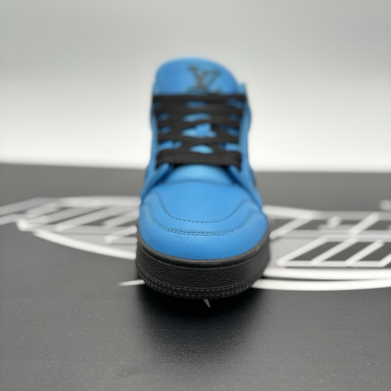 Size 6.5LV (7.5-8US) Louis Vuitton Virgil Abloh Trainer 'Blue Black' |1-3x Worn!