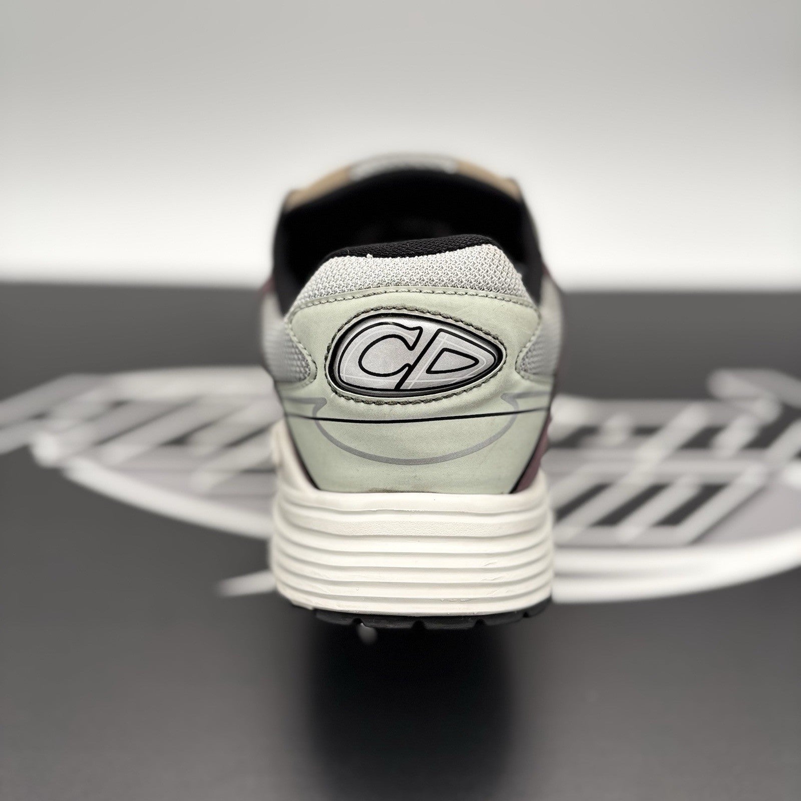Size 44 (11 US) - Dior B30 Reflective Sneaker ' Light Green Purple ' | GOOD COND