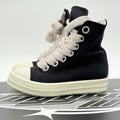 Size 40 (7 US) - Rick Owens DRKSHDW Jumbo Lace Sneakers ' Black ' | SUPER CLEAN!