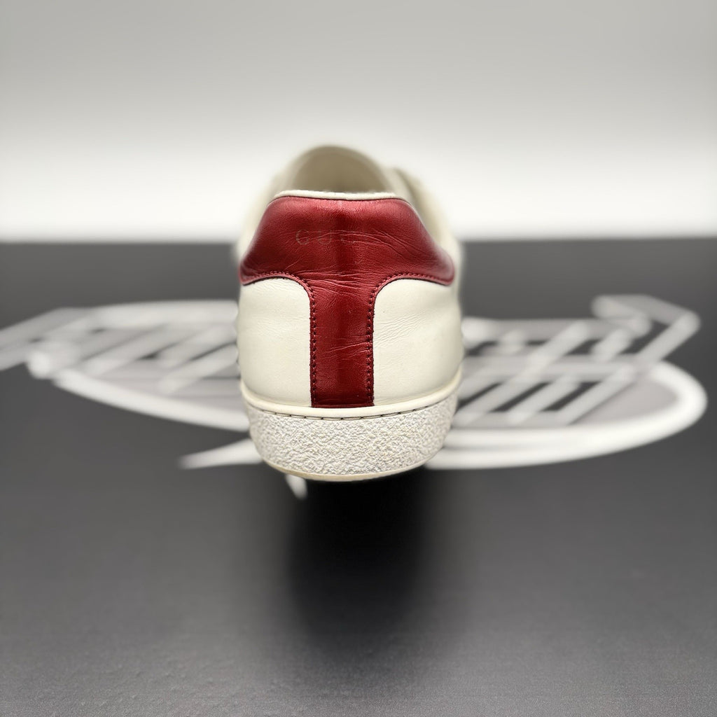 Size 11 G (11.5 US) - Gucci Ace Gucci Stripe ‘ White, Red ‘