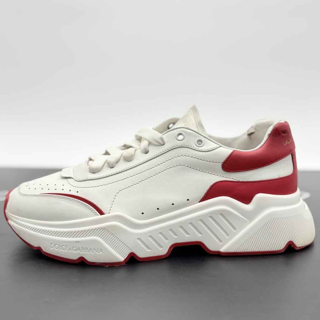 Size 10 UK (11 US) - Dolce Gabbana Daymaster ' White Red ' | GOOD CONDITION!