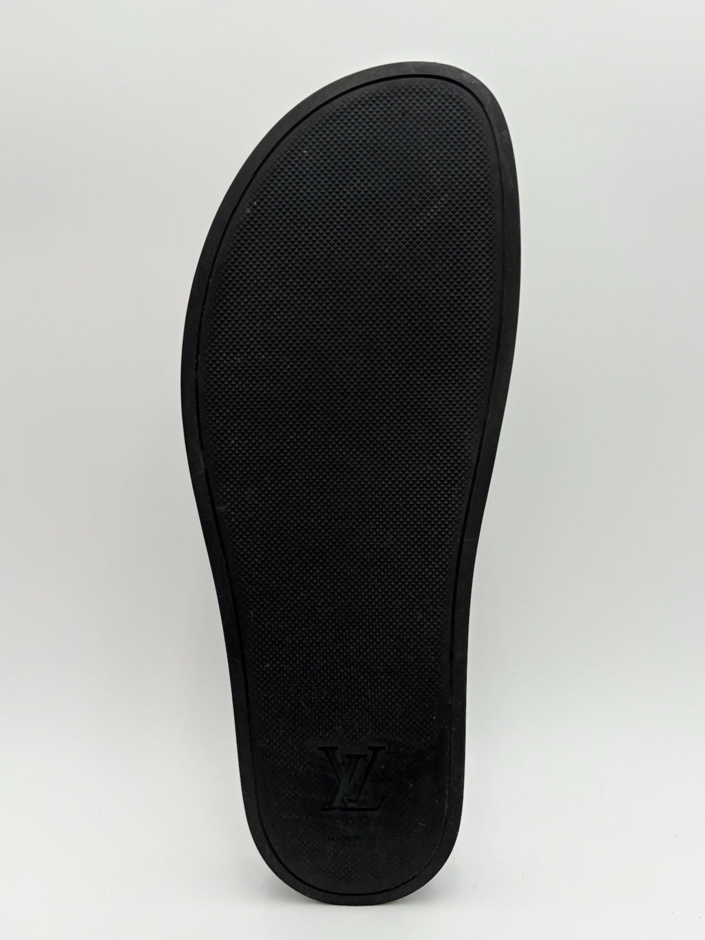 Size 10 LV (11-11.5 US) Louis Vuitton Damier Sandals ' Black Grey ' | GREAT COND