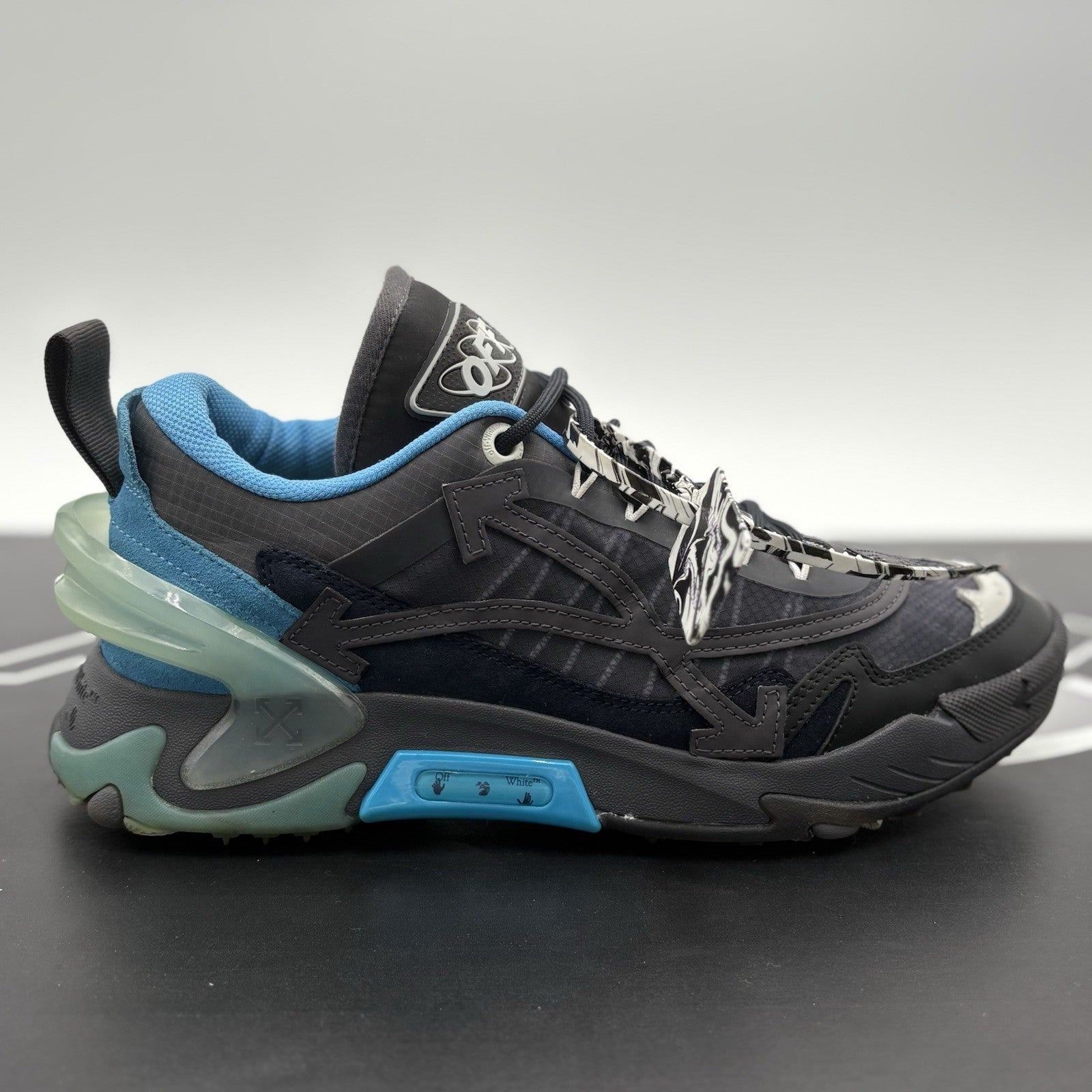 Size 44 (11 US) Off-White ODSY-2000 ' Blue Black ' | SUPER CLEAN!