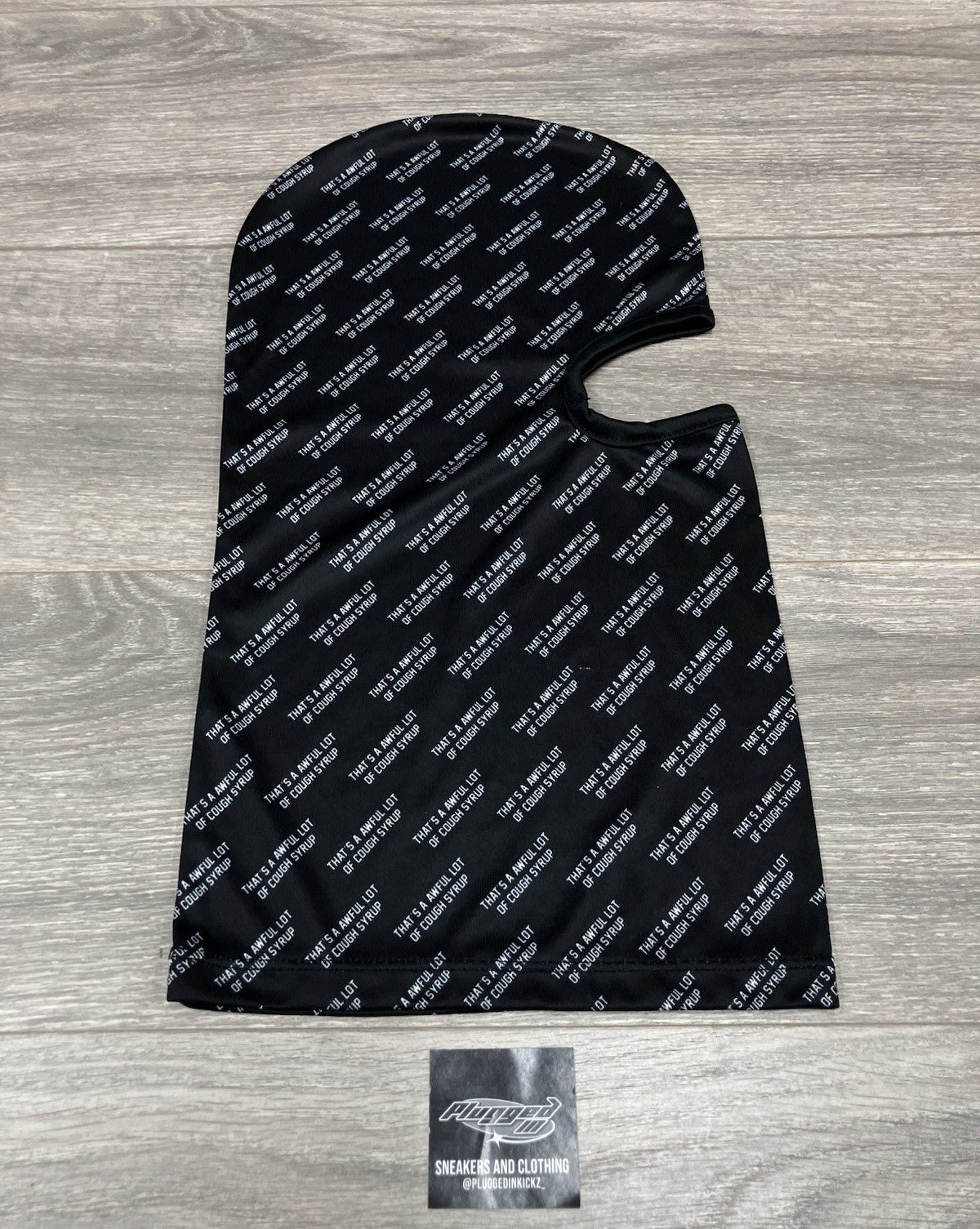 Thats A Awful Lot Of Cough Ski Mask ' Black, White ' | NEW!