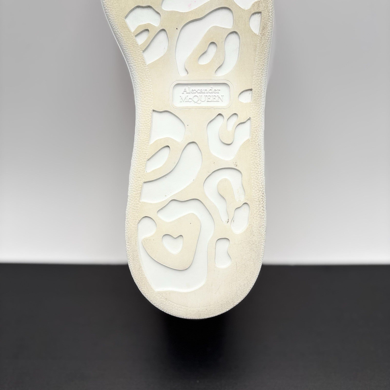 Size 41 (8 US) Alexander McQueen ' White, Pink Snake Print ' | GREAT CONDITION!