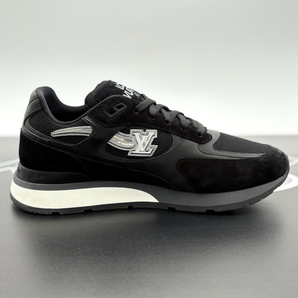 Size 8 LV (9-9.5 US) Louis Vuitton Run Away Low ' Black ' | EXCELLENT CONDITION!