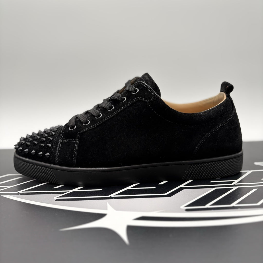 Size 46 (13 US) Christian Louboutin Low Spiked  ' Black ' | GREAT!