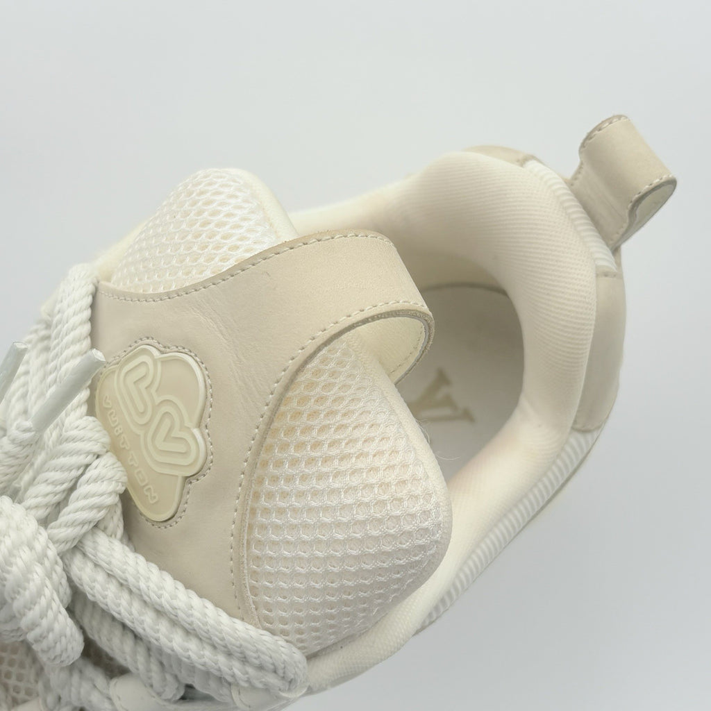 Size 8 LV (9-9.5 US) - Louis Vuitton Skate ' Beige White ' | GREAT COND!