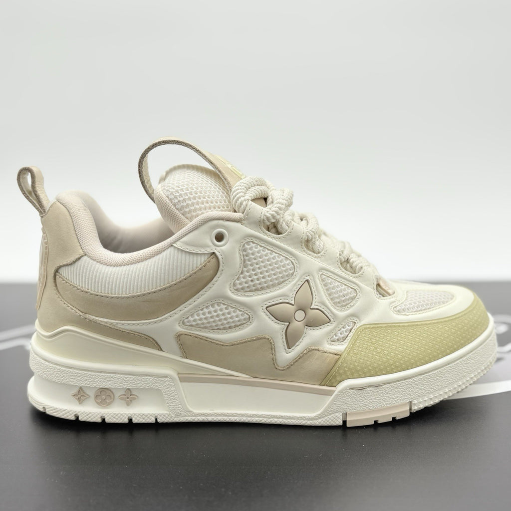 Size 7 LV (8-8.5 US) - Louis Vuitton Skate ' Beige White ' | GREAT COND!