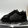 Size 45.5 (12.5 US) Christian Louboutin Rantulow Orlato Flat ' Black ' EXCELLENT