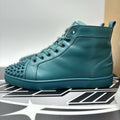 Size 42 (9 US) - Christian Louboutin Flat Spikes ' Green ' | GREAT CONDITION!