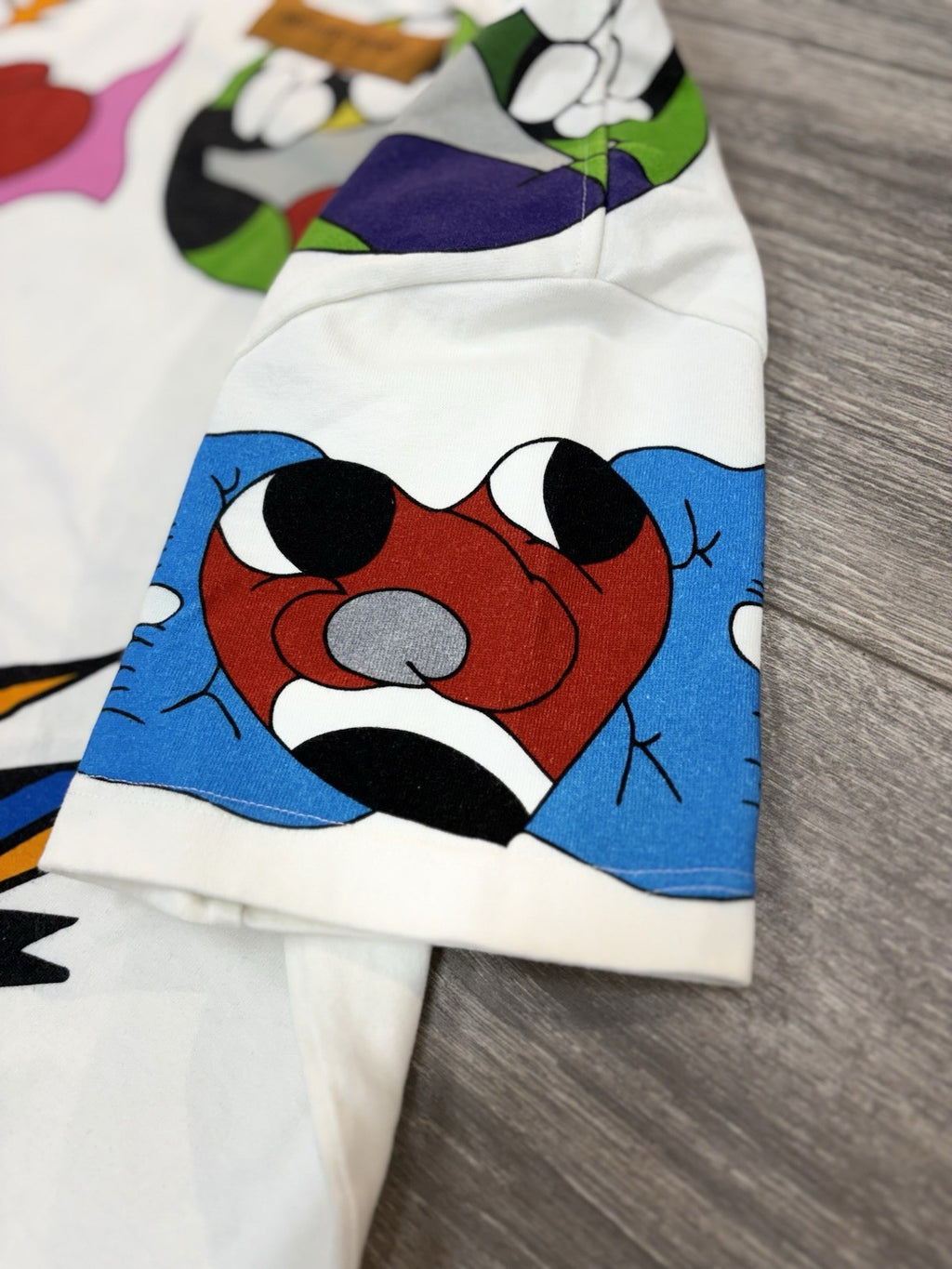 Size Small - Louis Vuitton Cartoon Short Sleeve T-Shirt ' White ' | EXCELLENT!