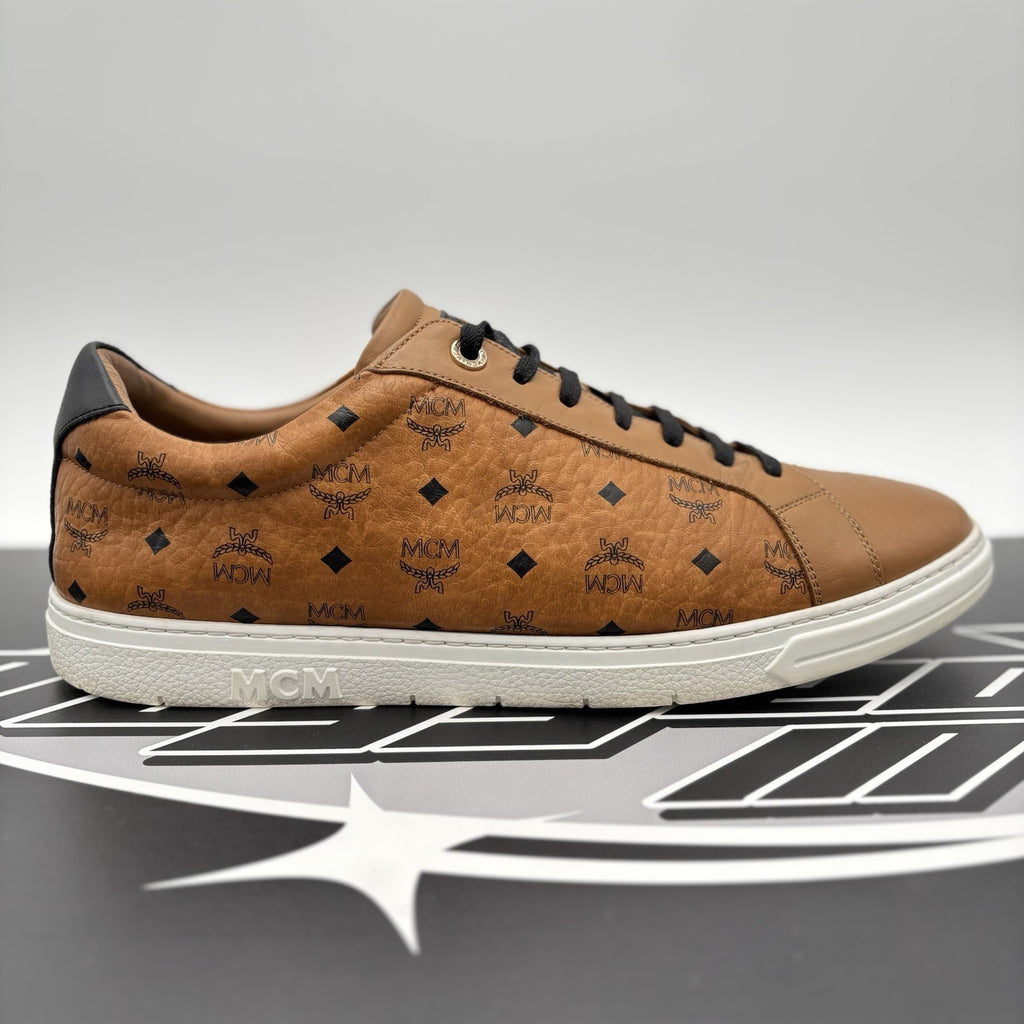 Size 45 (12 US) - MCM Terrain monogram-print sneakers | GOOD CONDITION!