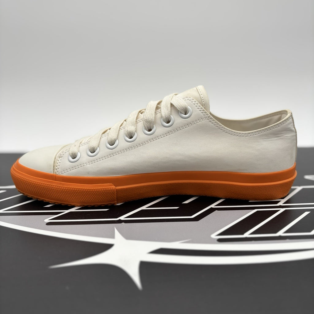 Size 41 EU (8 US) - Burberry Low Sneaker ' Orange, White ' | SUPER CLEAN!