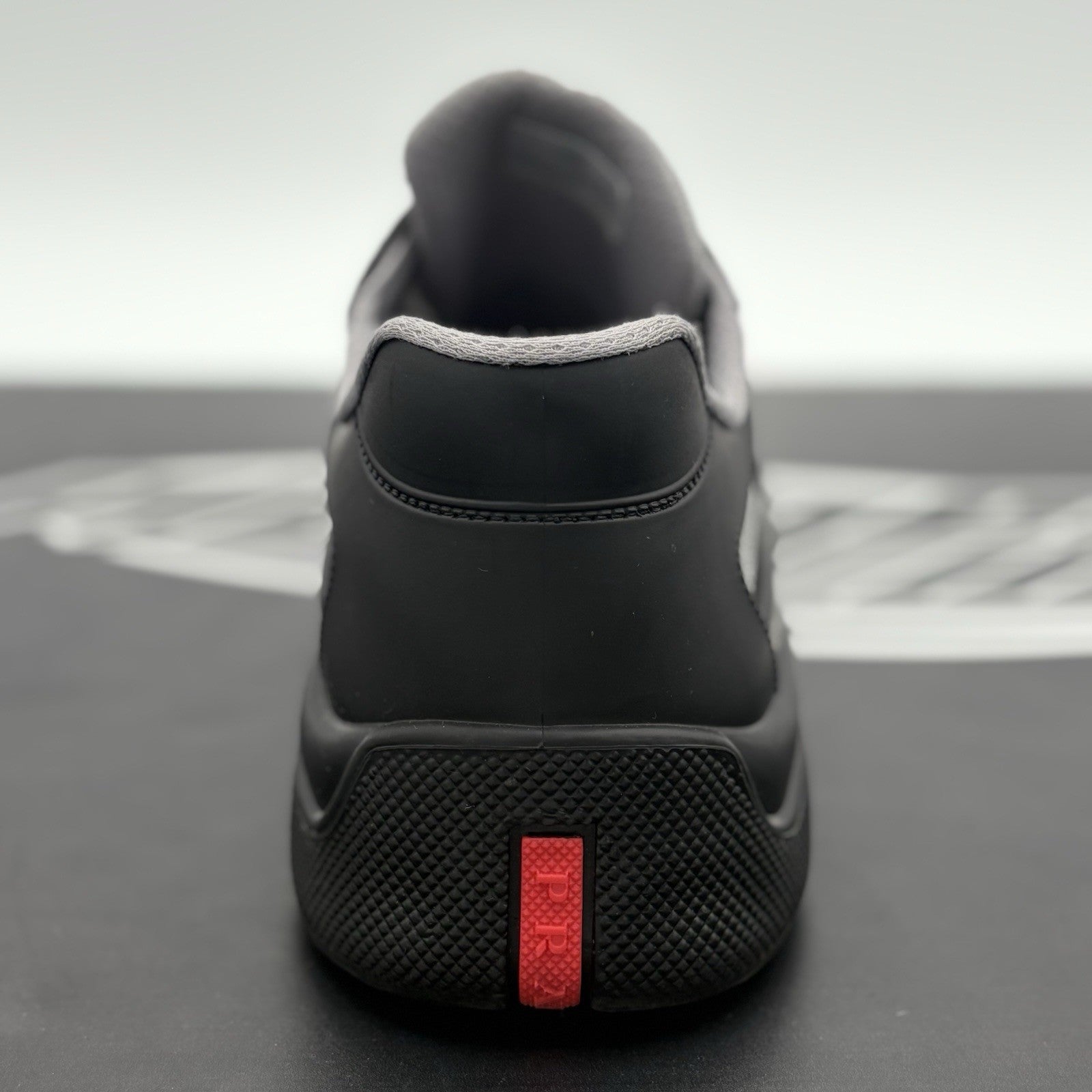 Size 43 (10 US) Prada America's Cup Soft Rubber ' Black ' | EXCELLENT CONDITION!