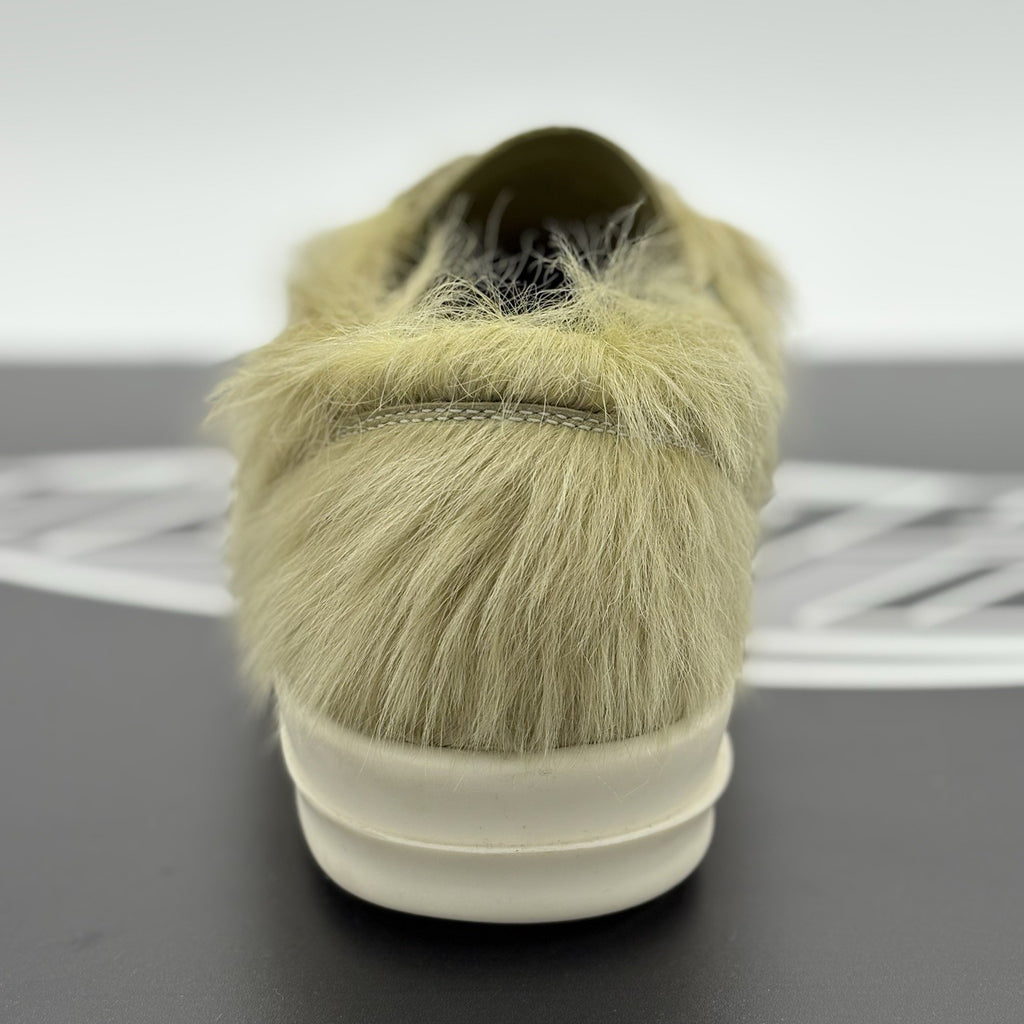 Size 41 (8 US) Rick Owens Low Leather  ' Acid Hair ' | SUPER CLEAN!