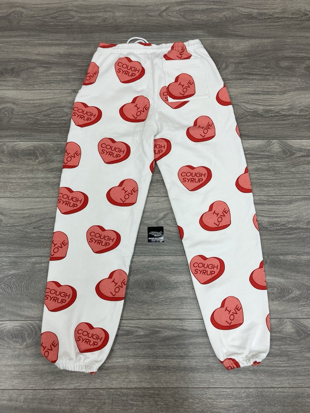 Size L - Thats A Awful Lot Of Cough Syrup Sweatpants ' Valentines ' | RARE | NEW