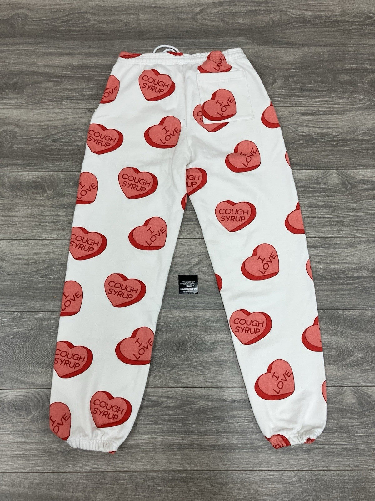Size L - Thats A Awful Lot Of Cough Syrup Sweatpants ' Valentines ' | RARE | NEW
