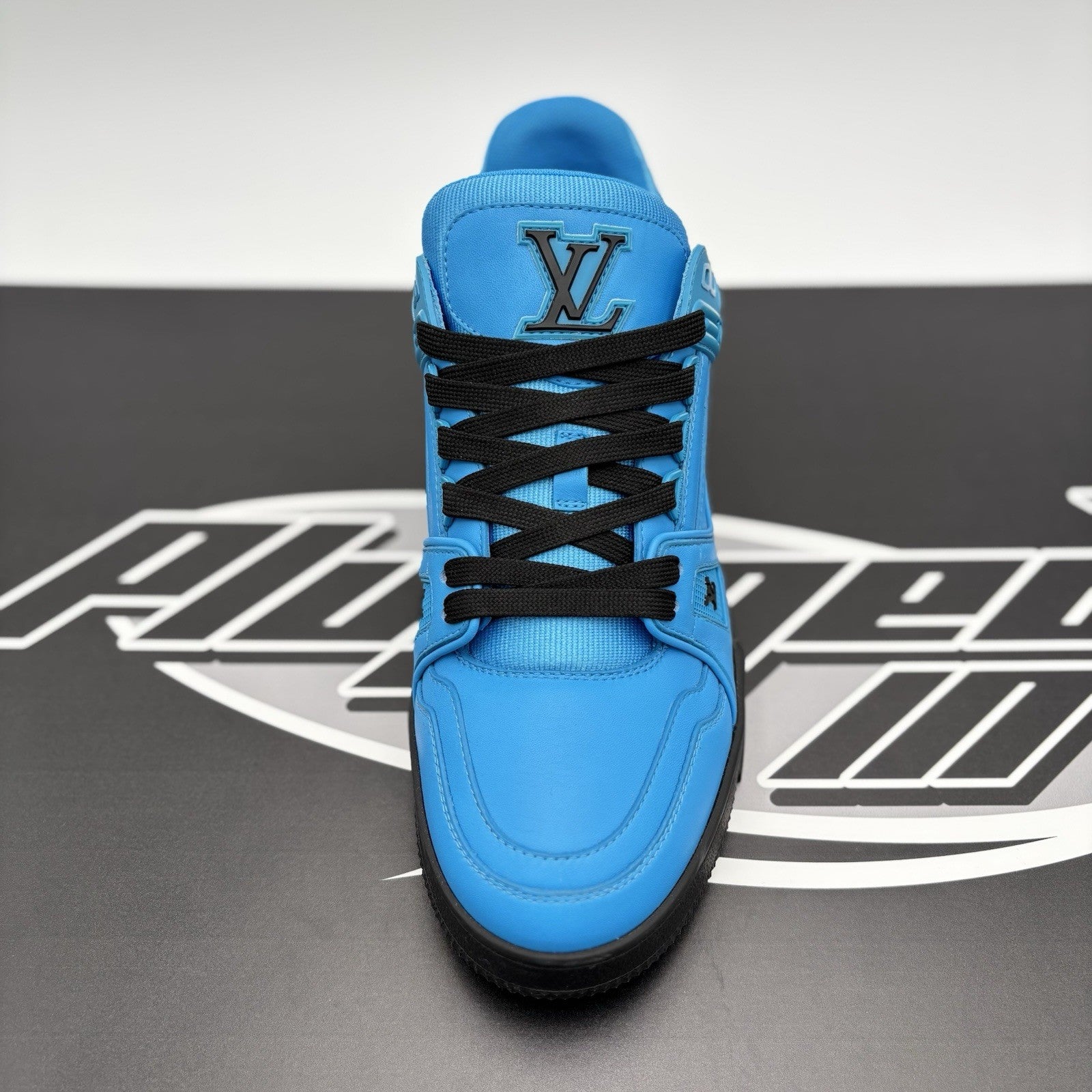 Size 6.5LV (7.5-8US) Louis Vuitton Virgil Abloh Trainer 'Blue Black' |1-3x Worn!