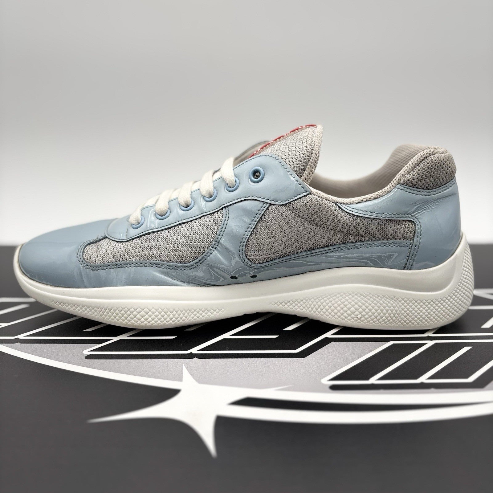 Size 9 UK (10 US) - Prada Americas Cup ' Sky Blue, White ' | GOOD CONDITION!