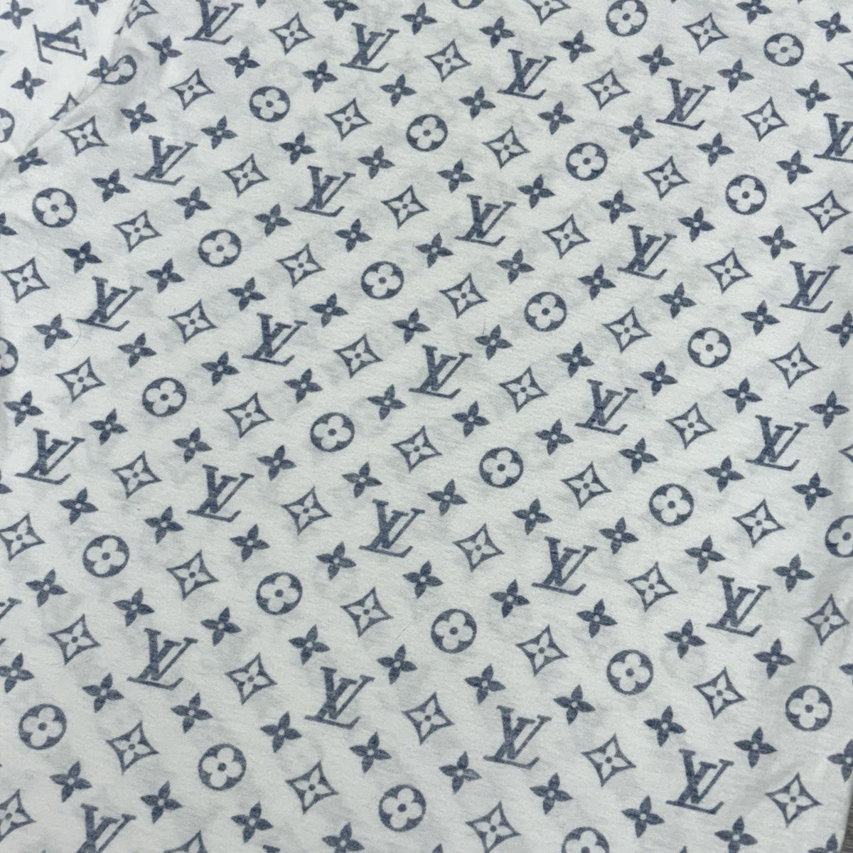 Monogram Printed With Chain White Blue — photo 11