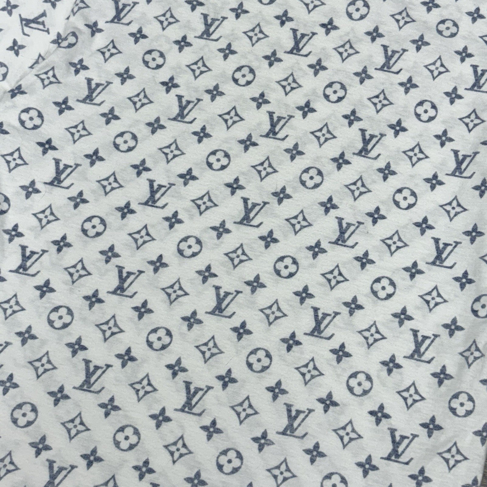 Size M - Louis Vuitton Monogram Printed With Chain ' White Blue ' | SUPER CLEAN!
